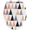 Image de - Abattant WC design Pyramide - Abaissement automatique - Duroplast - Blanc - Flowery