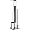 Image de - Valet WC design Rivalta - H. 70 cm - Argent - Rivalta