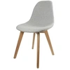 Image de - Chaise scandinave en tissus Olga - H. 83 cm - Gris clair - Olga
