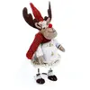 Image de Féérie Lights & Christmas - Décoration de Noël Comptoir Renne - H. 35 cm - Rouge - Comptoir de Noël