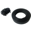 Image de - Kit de lamelle occultante PVC avec clip de fixation de 50 m pour grillage rigides - Gris foncé