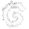 Image de - Lot 2x Guirlande de Noël Plumes Boa - 1,80 m - Blanc
