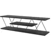 Image de - Meuble TV en mélaminé de style Industriel - L.120cm - Gris - Canaz