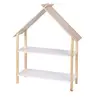 Image de - Bibliothèque Dream pour enfant avec 2 étagères - Bois et Blanc - Dream