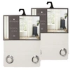 Image de - Lot de 2 Rideaux en polyester modèle Léon - 140 x 260 cm - Blanc Ivoire - Léon