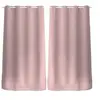Image de - Lot de 2 Rideaux unis occultants avec oillets - 140 x 240 cm - Rose - REGLISSE