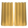 Image de - Lot de 2 Rideaux unis occultants avec oillets - 140 x 240 cm - Moutarde - REGLISSE
