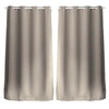 Image de - Lot de 2 Rideaux unis occultants avec oillets - 140 x 240 cm - Taupe - REGLISSE