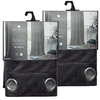 Image de - Lot de 2 Rideaux occultants en polyester effet velours - Gris foncé - 140 x 260 cm - DOLCE