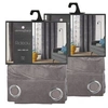 Image de - Lot de 2 Rideaux Lilou - 140 x 260 cm - Gris foncé - Lilou