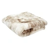 Image de - Plaid imitation fourrure Opulence - 200x140cm - marron et beige - Opulence