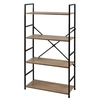 Image de - Etagère droite Large 4 niveaux Colorado H.48 en Métal et MDF - Beige et Noir - Colorado