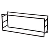 Image de - Porte buches horizontal en métal - Noir - DOCK