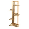 Image de - Porte plantes en bambou 5 niveaux - Marron