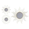Image de - Set de 3 miroirs Gold Home - Doré