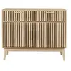 Image de - Buffet 2 tiroirs et 2 portes Saulk en bois - Marron - Saulk