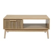 Image de - Table basse 1 tiroir et 1 niche Saulk en bois - Marron - Saulk