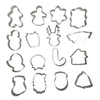 Image de Toilinux - Set de 16 emporte pièces de Noël en inox - Maître Chef