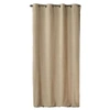 Image de - Rideau à oillets en bouclette unie BELI - 140 x 240 cm - Beige - BELI