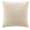 Image de - Coussin déhoussable en bouclette unie BELI - 45 x 45 cm - Ecru - BELI