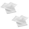 Image de - Lot de 6 serviettes fils métallisés L. 40 cm x l. 40 cm - Blanc et argent - Douceur d'intérieur