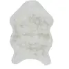 Image de - Tapis imitation fourrure poils fins - 60 x 90 cm - Ecru