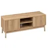Image de - Meuble TV Liam 2 portes et 2 niches - Marron - Liam