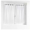 Image de - Paire de voilages maille Apolline - 60 x 90 cm - Blanc - Douceur d'intérieur