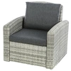 Image de Hespéride - Fauteuil de salon de jardin en résine tressée Polynesia - Havane - Polynesia