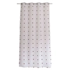 Image de - Voilage plumetis - 140 x 240 cm - Bordeaux et blanc - SMARTIES