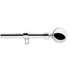 Image de - Kit de tringle à rideaux extensible Eclipse - L120 /L210 cm - Chromé - Eclipse Douceur d'intérieur
