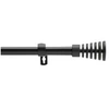 Image de - Kit de tringle à rideaux extensible Horizon - L210 /L380 cm - Noir - Horizon Douceur d'intérieur