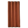 Image de - Rideau à oillets en bouclette unie BELI - 140 x 240 cm - Terracotta - BELI