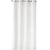 Image de - Rideau Arcadia - Velours à motifs - 135 x 260 cm - Blanc - Arcadia Douceur d'intérieur