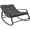 Image de - Fauteuil à bascule Manda - Noir - Manda