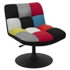 Image de - Fauteuil de salon pivotant Askim - Noir - Askim