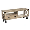Image de - Meuble TV 1 porte en manguier SILAS - Beige - SILAS