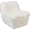 Image de - Chauffeuse en tissu chenille MINARI - Blanc - MINARI