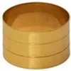 Image de - Lot de 4 ronds de serviette - Doré