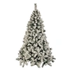 Image de Féérie Lights & Christmas - Sapin de Noël artificiel effet enneigé WINDY PEAK - H. 150 cm - Blanc - WINDY PEAK