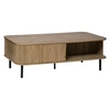 Image de - Table basse 2 portes en bois COLVA - Marron - COLVA
