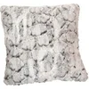 Image de - Coussin à poils doux LENVIK - 40 x 40 cm - Gris - LENVIK