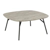 Image de - Table basse en bois et métal HALDOR - Gris brun - HALDOR