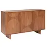 Image de - Buffet 3 portes en bois massif NANDA - Marron - NANDA