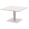 Image de Hespéride - Table de jardin relevable carrée en aluminium SALIMIA - Avoine - Salimia