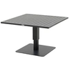 Image de Hespéride - Table de jardin relevable carrée en aluminium SALIMIA - Graphite - Salimia
