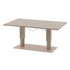 Image de Hespéride - Table de jardin relevable rectangulaire en aluminium SALIMIA - Argile et lin - Salimia