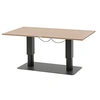 Image de Hespéride - Table de jardin relevable rectangulaire en aluminium SALIMIA - Graphite et honey - Salimia