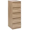 Image de - Chiffonnier 5 tiroirs DOLO - Beige - Dolo