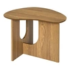 Image de - Table d'appoint asymétrique en bois CALYPSO - Beige - Calypso